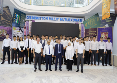 Талабалар Миллий кутубхонага аъзо бўлишди