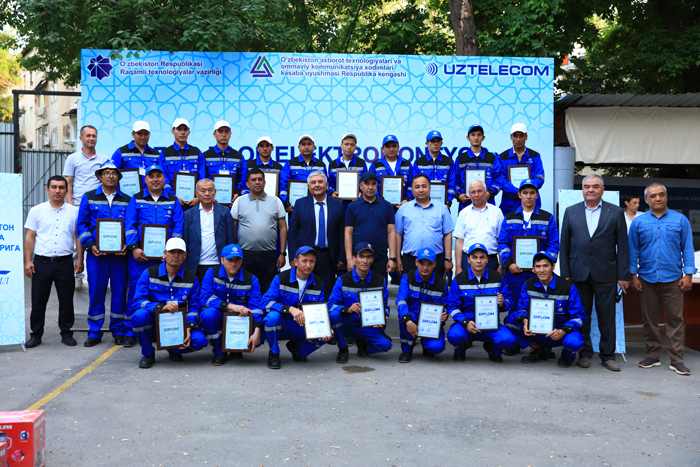 «Энг фаол электромонтёр» танлови ғолиблари тақдирланди