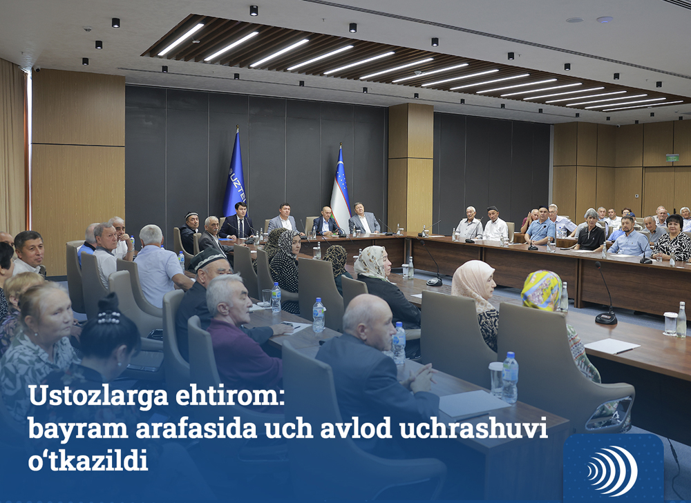 Ustozlarga ehtirom: bayram arafasida uch avlod uchrashuvi o‘tkazildi